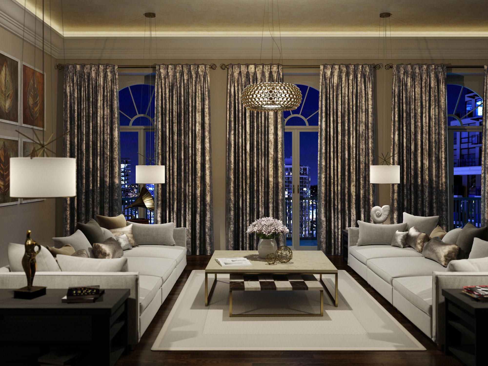 Luxury Curtain Drapes Sleeping Living Room with Eyelets Uni Super Quality 